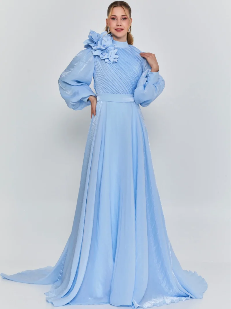 Sweetora Long Sleeve Maxi Polyester Regular Engagement Dress pts25623