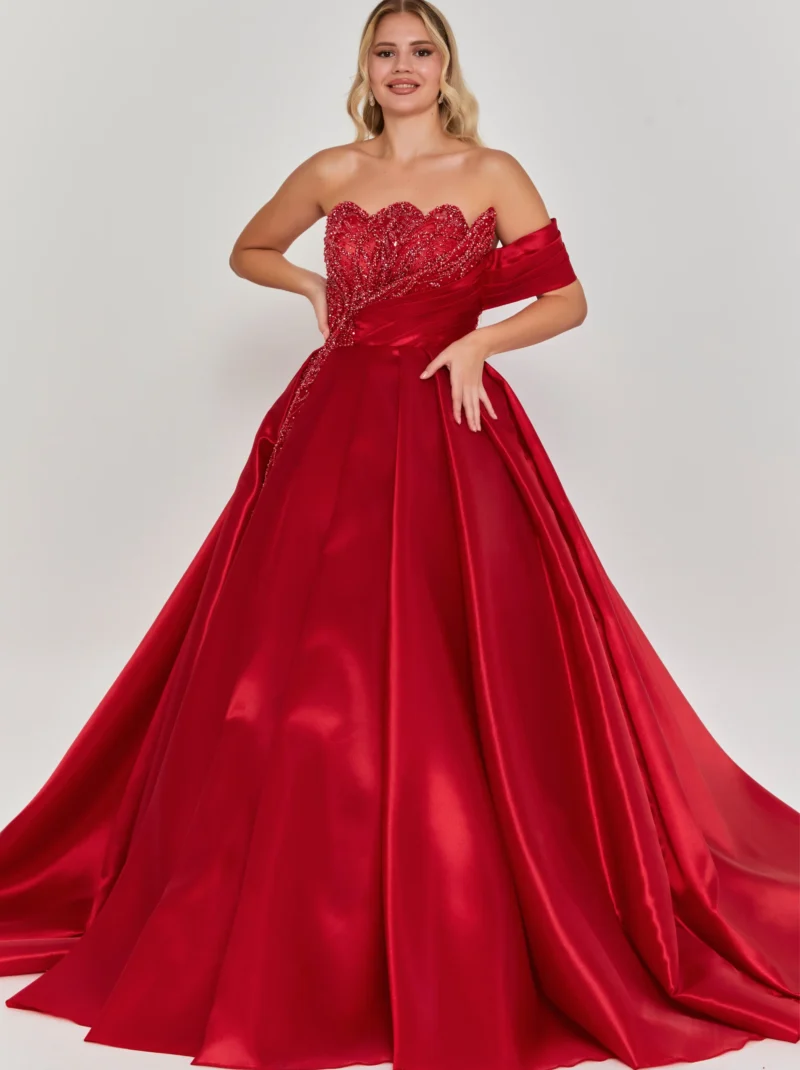 Rhea One Shoulder Maxi Polyester Regular Engagement Dress dns3476