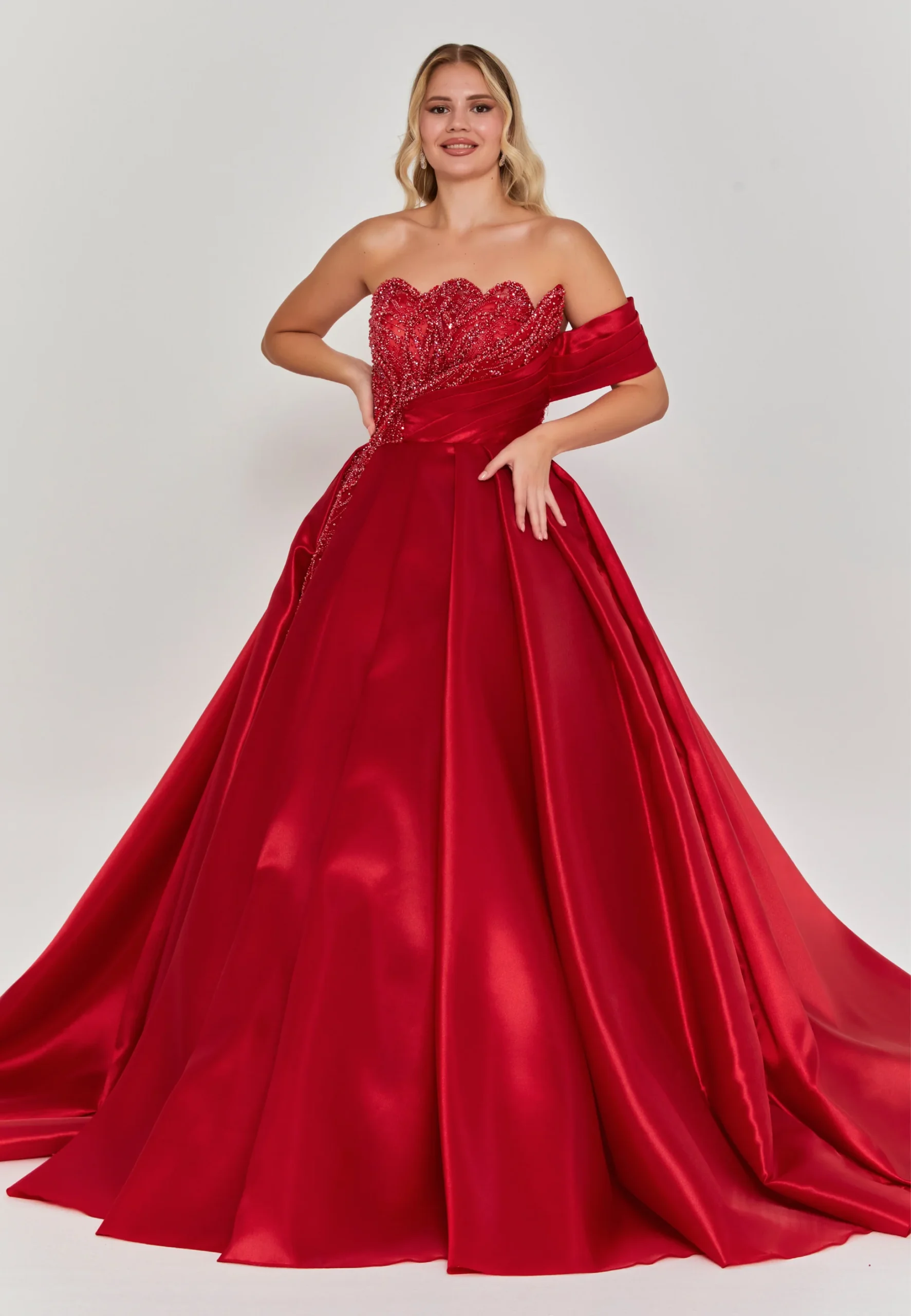 Rhea One Shoulder Maxi Polyester Regular Engagement Dress dns3476