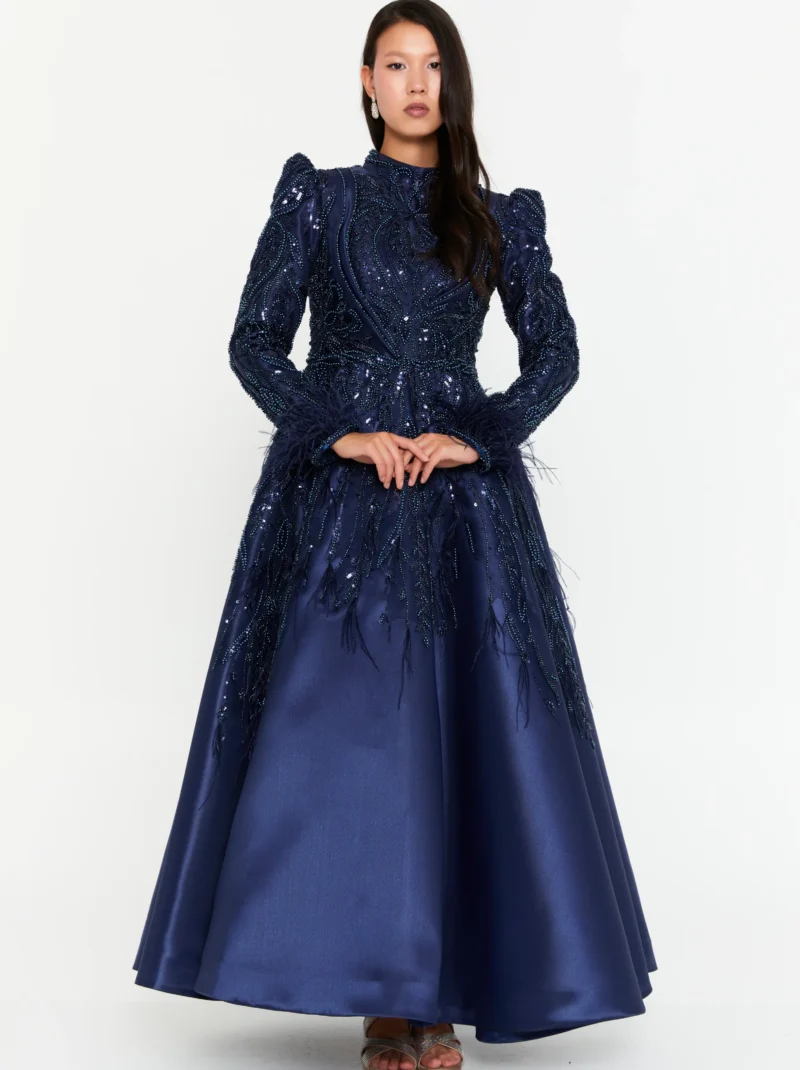 CandySprout Long Sleeve Maxi Polyester Regular Engagement Dress phb3014