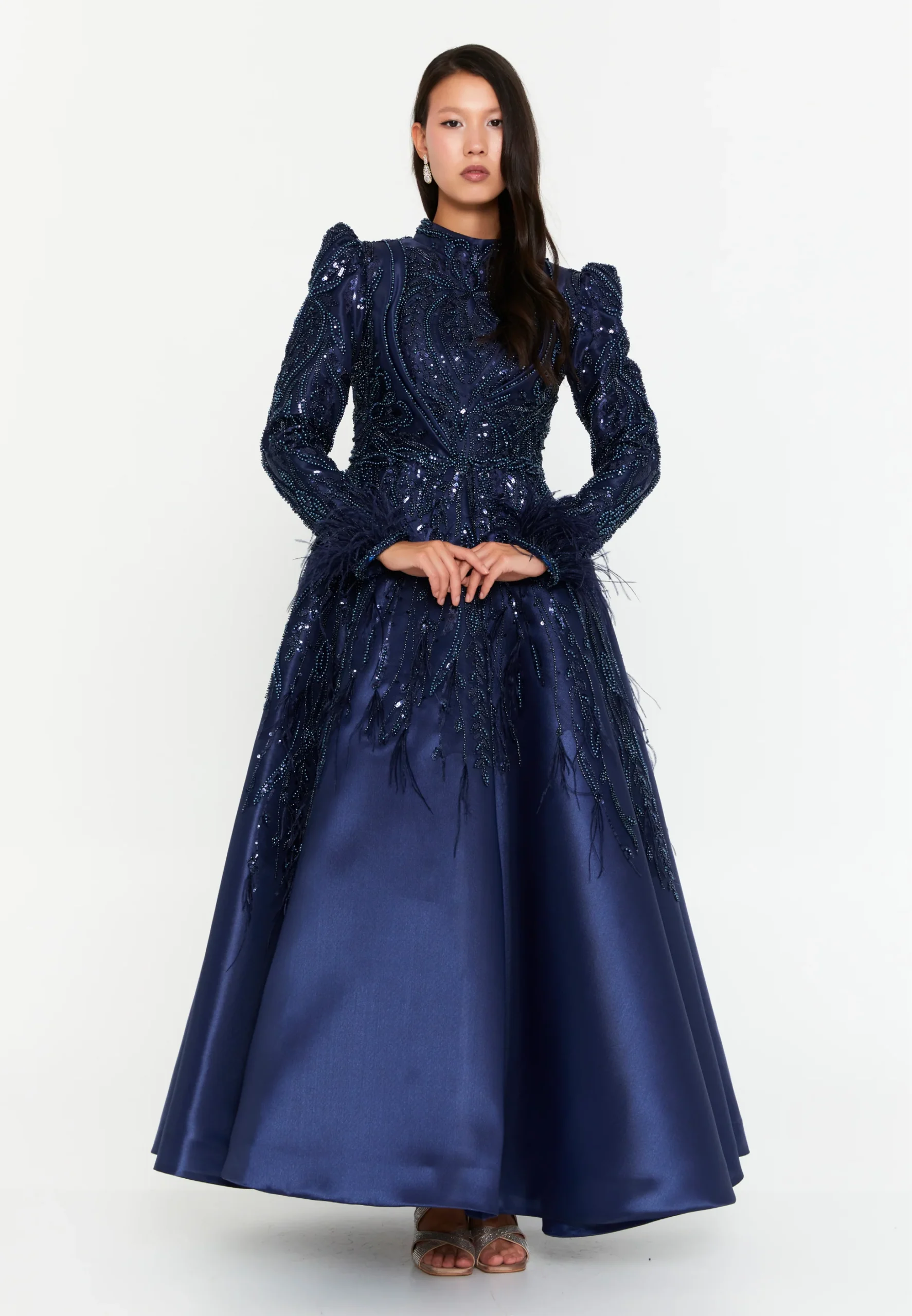 CandySprout Long Sleeve Maxi Polyester Regular Engagement Dress phb3014