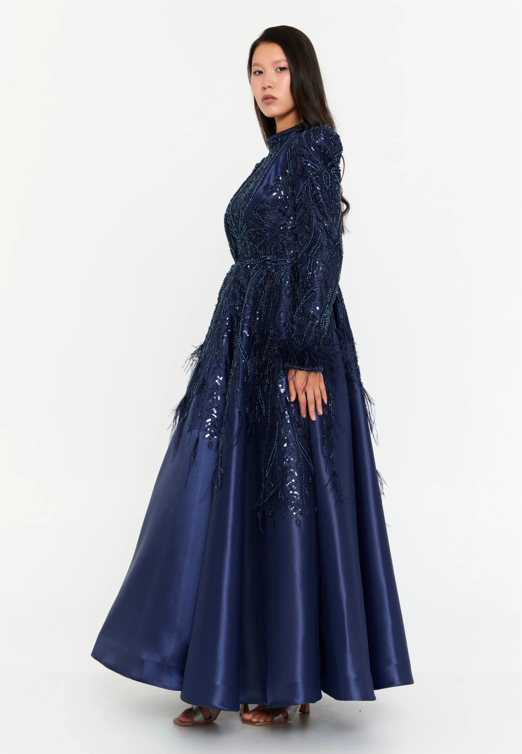 CandySprout Long Sleeve Maxi Polyester Regular Engagement Dress phb3014 - Image 4