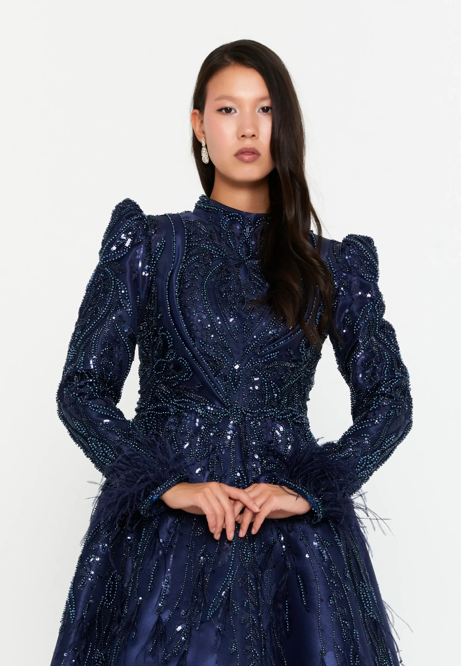 CandySprout Long Sleeve Maxi Polyester Regular Engagement Dress phb3014 - Image 2