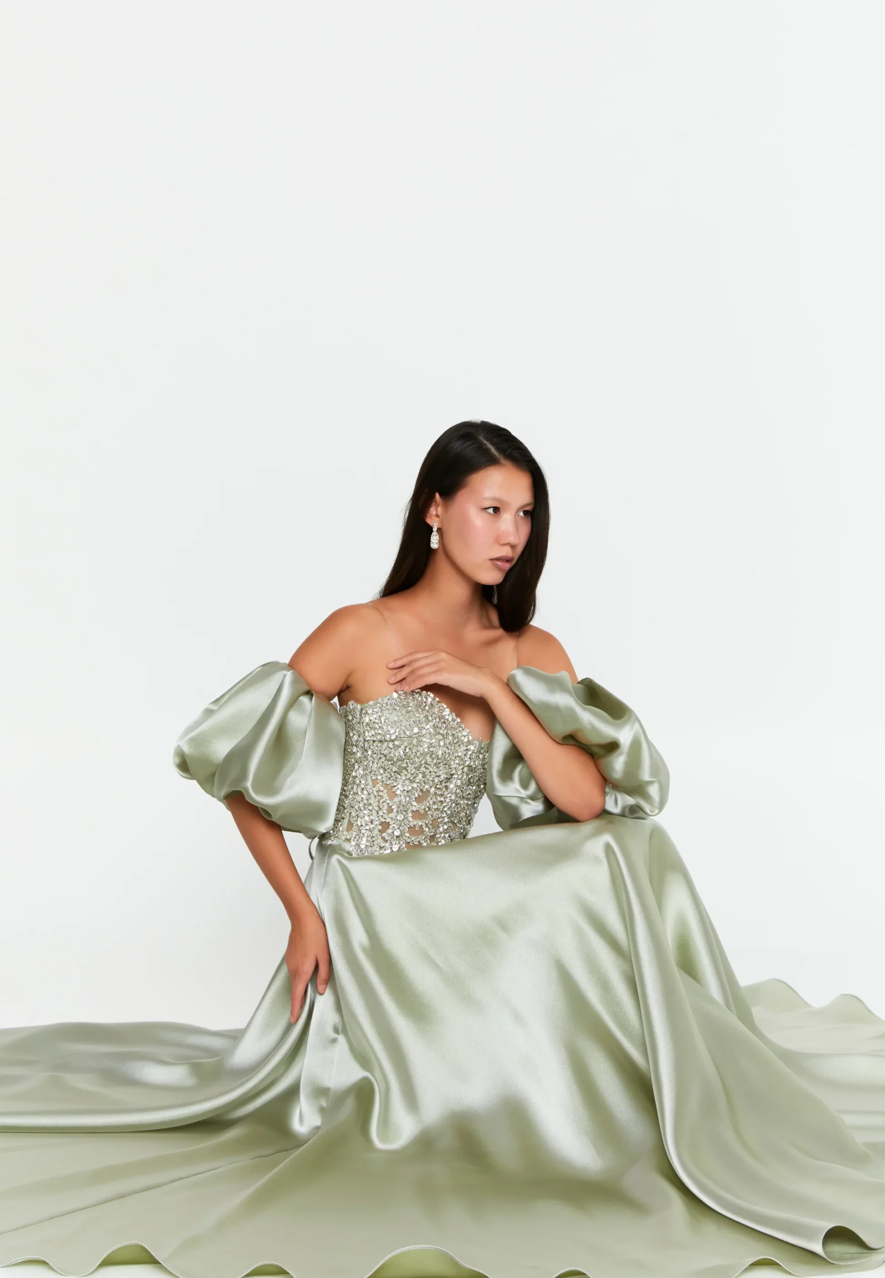 Jumana Off Shoulder Maxi Polyester A - Line Regular Prom Dress moro7664 - Image 5