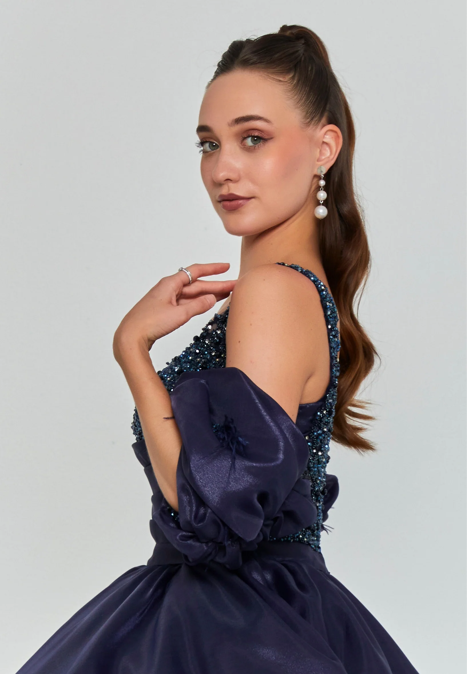 Aria Sleeveless Maxi Polyester Regular Engagement Dress dns3436-1 - Image 4