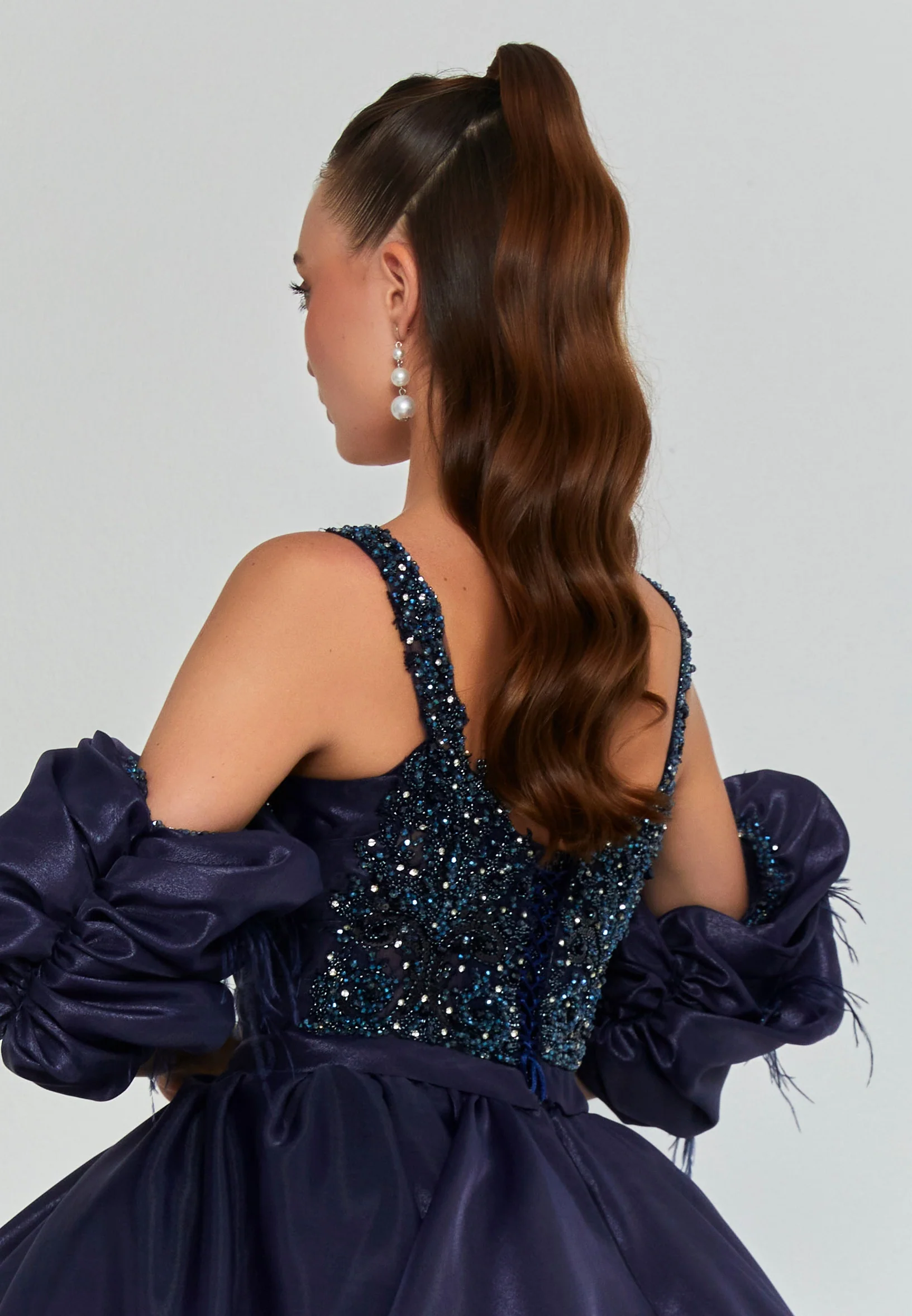 Aria Sleeveless Maxi Polyester Regular Engagement Dress dns3436-1 - Image 5