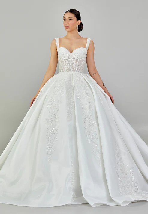 Sleeveless Maxi Polyester Regular Wedding Dress abb23066